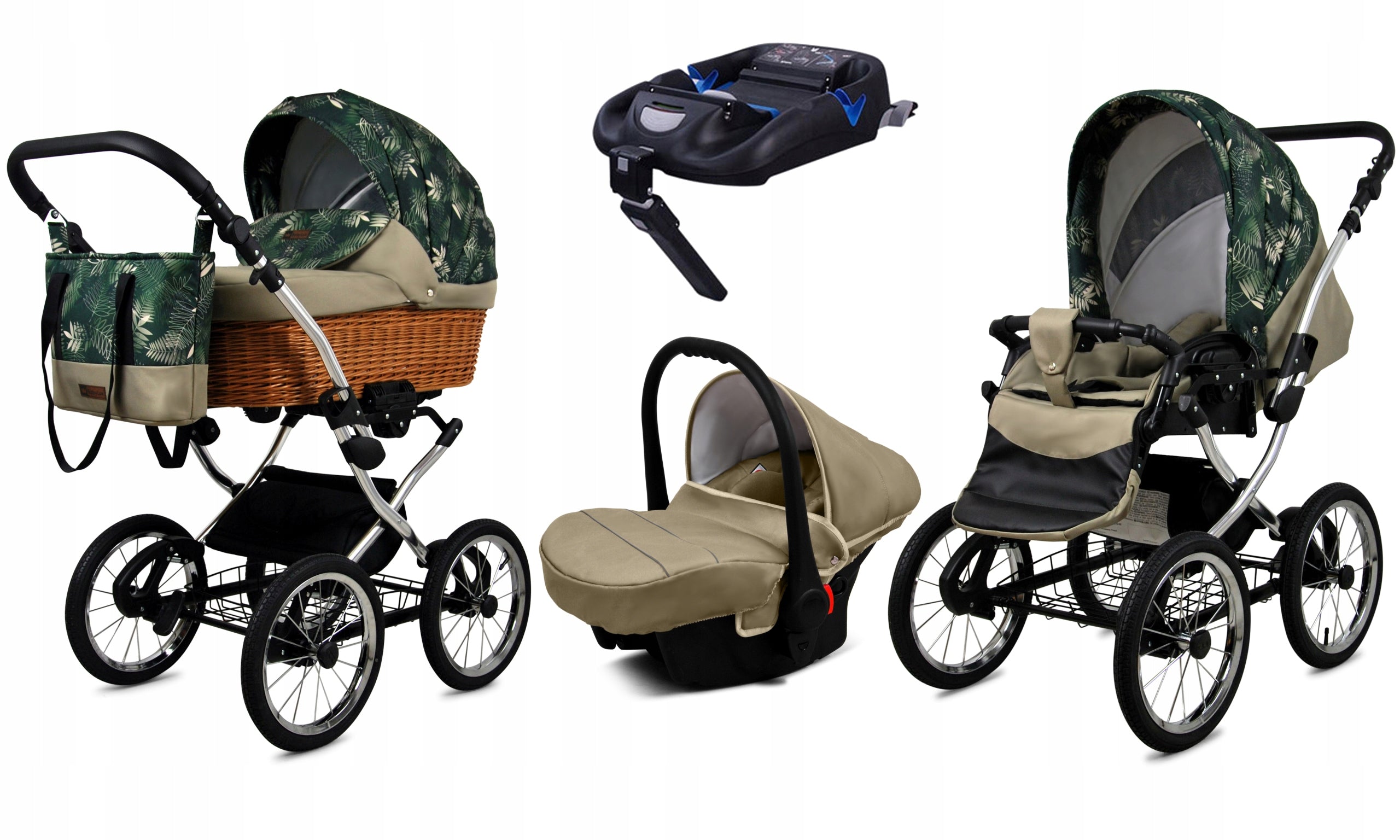 Trolley 4in1 BabyLux CLASSIC EXCLUSIVE stroller gondola seat base ISOFIX Manufacturer code 5904905113641