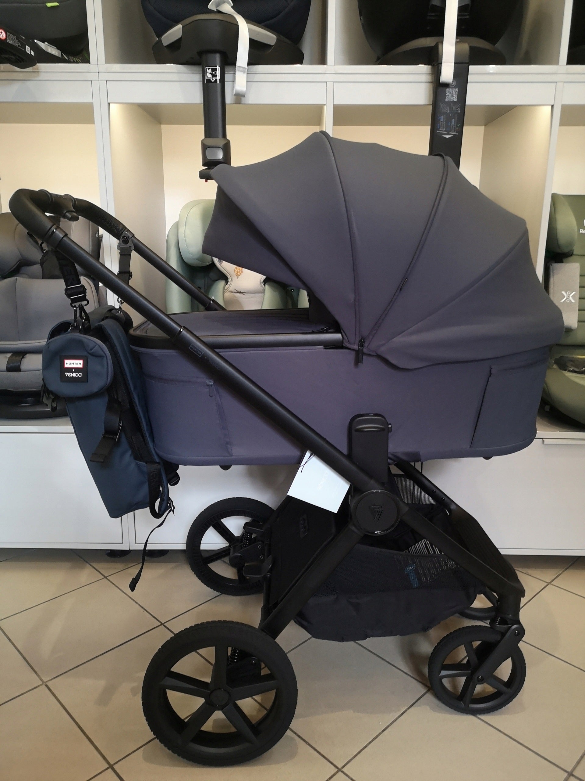 Trolley front rear Venicci UPline 3 Hunter baby 2in1 navy folding gondola Manufacturer code Upline Hunter x Venicci 3 Navy