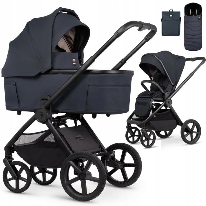 Trolley front rear Venicci UPline 3 Hunter baby 2in1 navy folding gondola