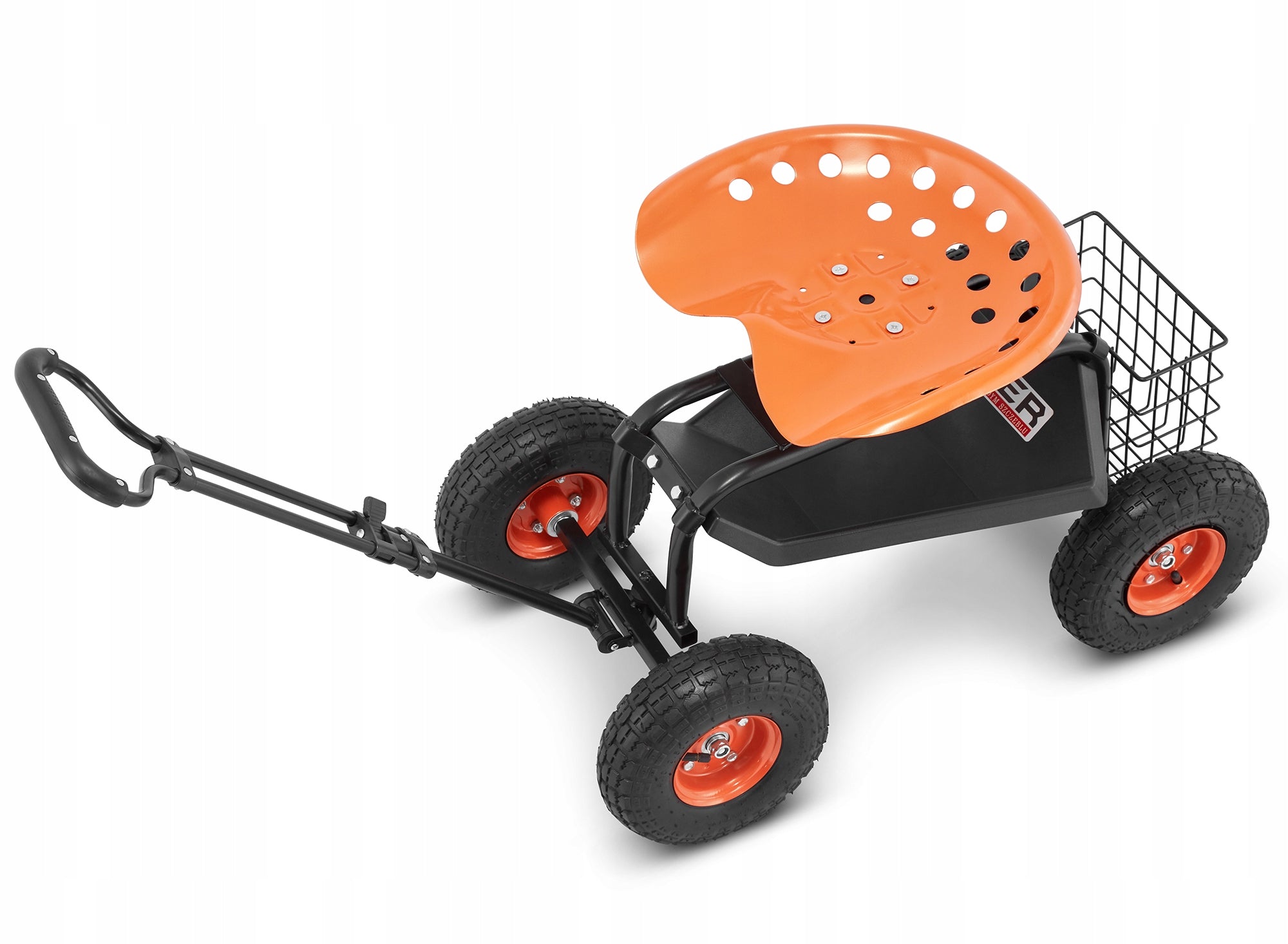 Trolley garden stool on wheels bench HIGHER Product weight with unit packaging 7 kg