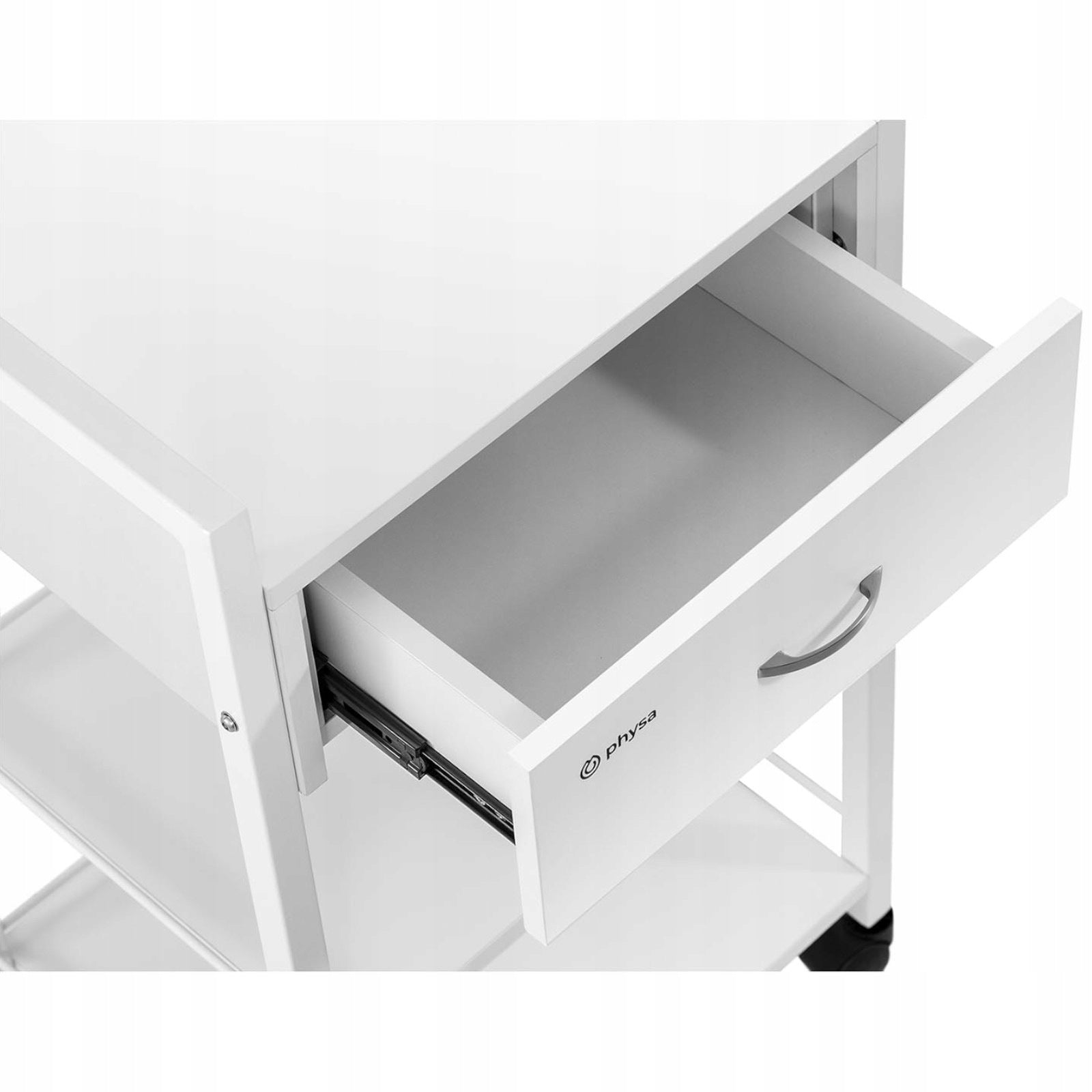Trolley hairdresser cosmetic helper 1 drawer 3 shelves 47.5 x 40 x 85.5 c Product weight with unit packaging 16.15 kg