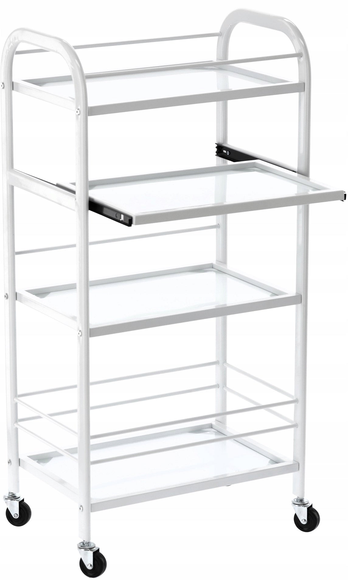 Trolley helper hairdresser table cosmetic spa for living room on wheels Calis Manufacturer code B74-ST018-WHITE