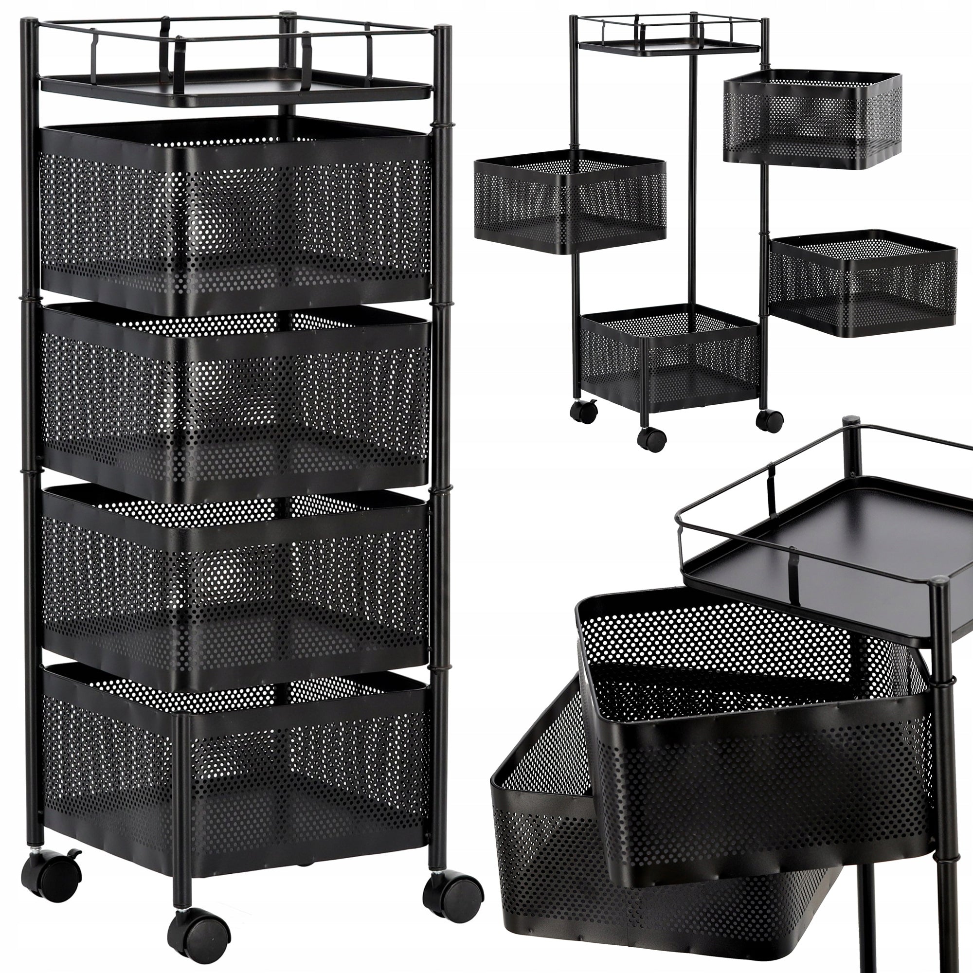 Trolley helper hairdresser table cosmetic spa for living room on wheels