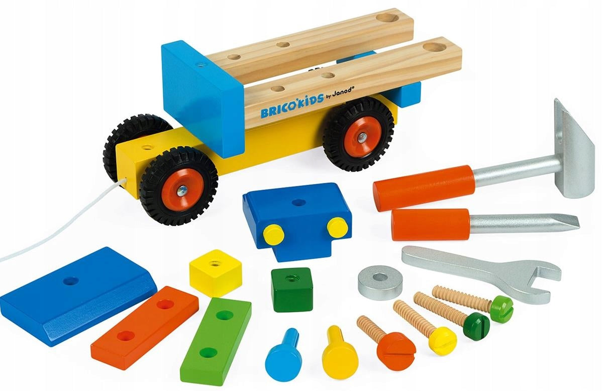 Truck AUTO folding wooden large JANOD FOR GIFT FOR BOY