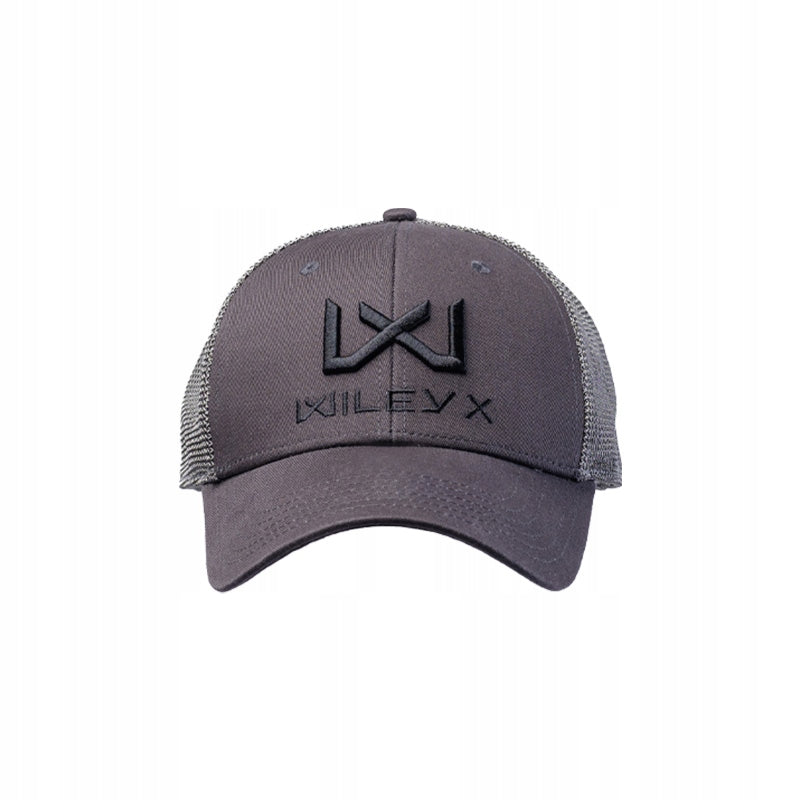 Trucker Cap Dark Grey Black WX/Wiley X Logo - J906 Manufacturer code J906