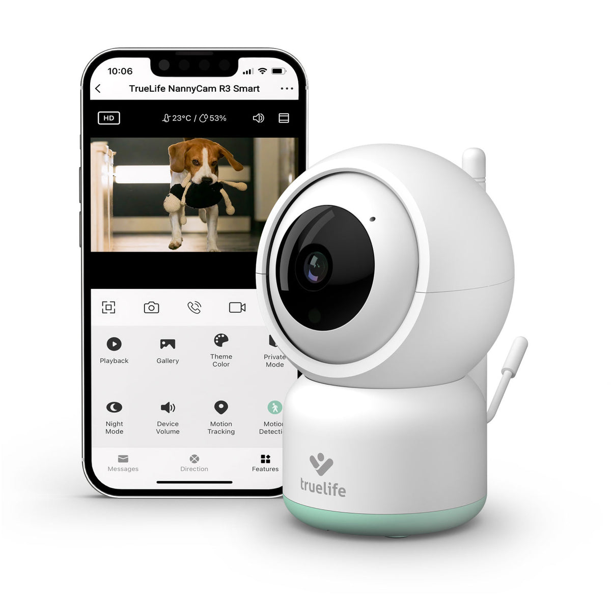 TrueLife Nannycam R3 Smart - WiFi Video Nanny Color white