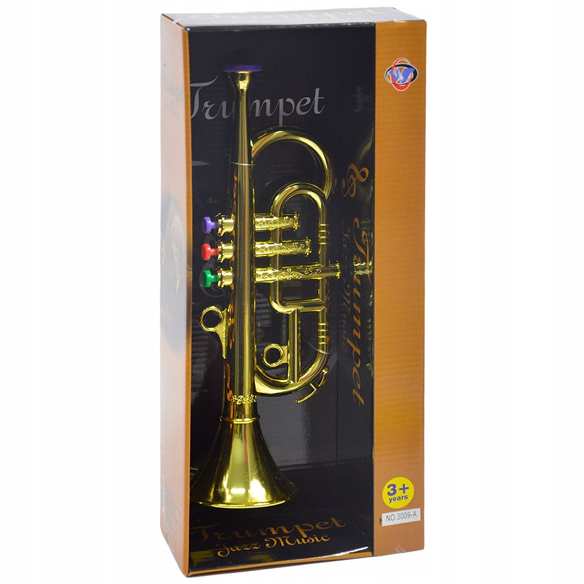 Trumpet Toy for Kids - Musical Instrument in Gold or