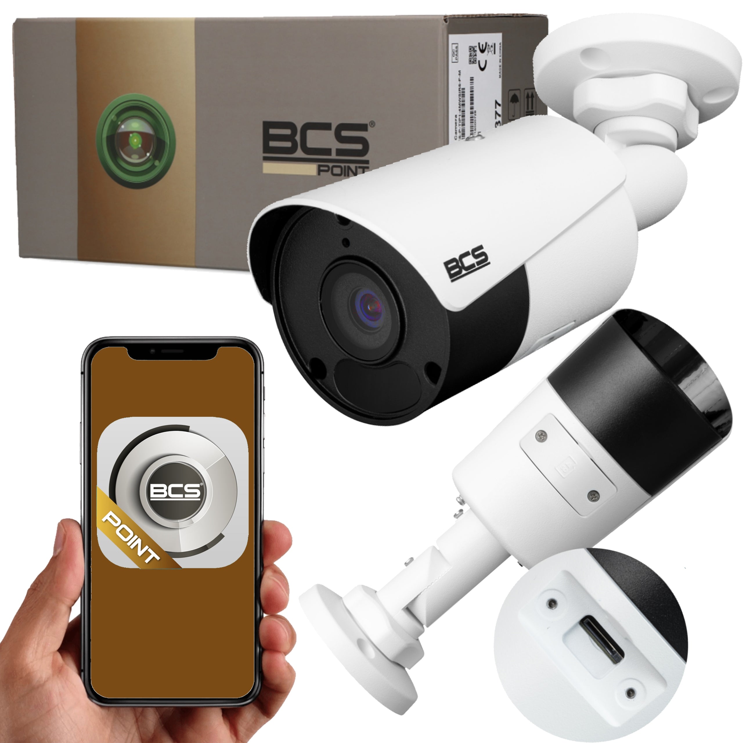 Tube camera (bullet) IP BCS BCS-P-TIP15FSR5 5 Mpx Packaging status original
