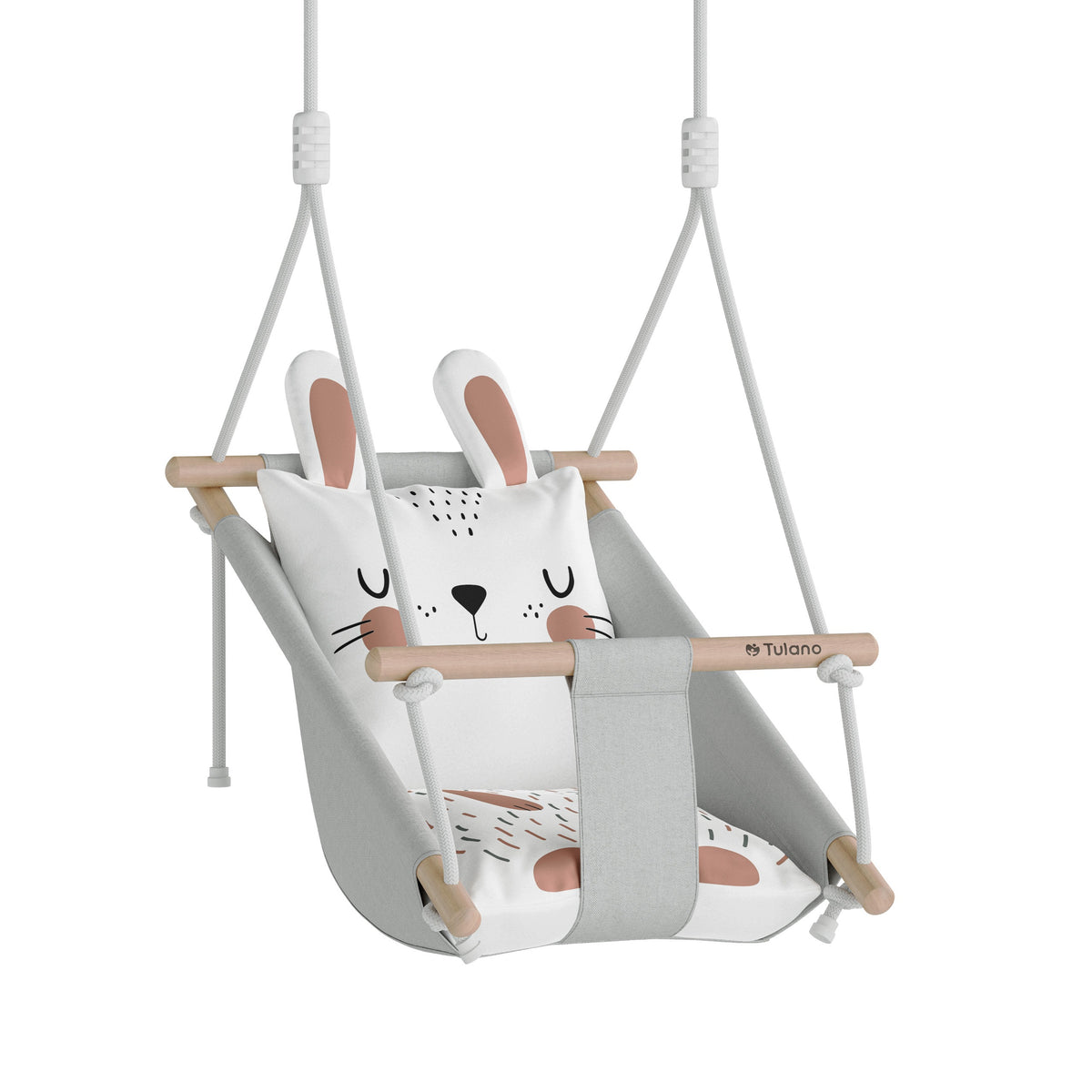 Tulano SWING FOR CHILDREN 3in1 wooden CRADLE Hop 45 Rabbit Brand TULANO