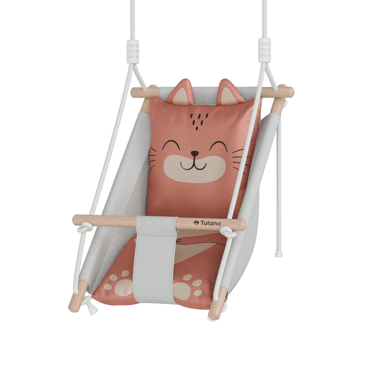 Tulano SWING FOR CHILDREN 3in1 wooden LOUNGER CRADLE Hop 45 Cat Manufacturer code TN-HOP 45 CAT