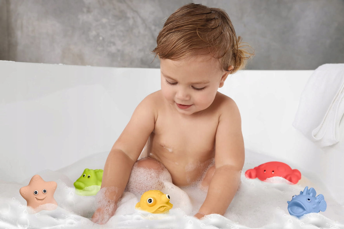 Tullo Bath Animals 5 Pcs Without Hole Hygienic Packaging status original