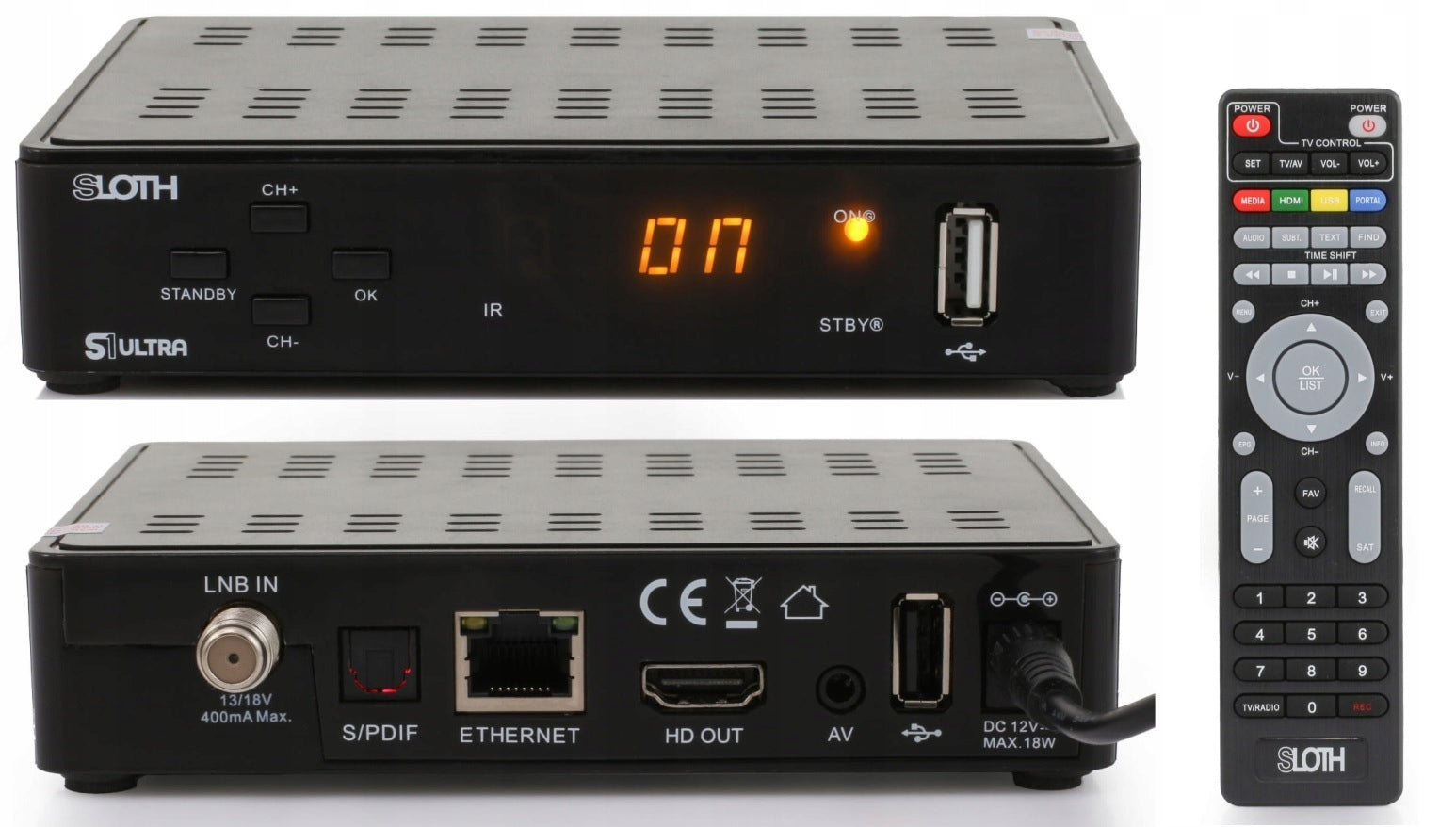 Tuner Satellite Decoder DVBS2 HD Card Reader Conax SAT FTA Astra Hotbird