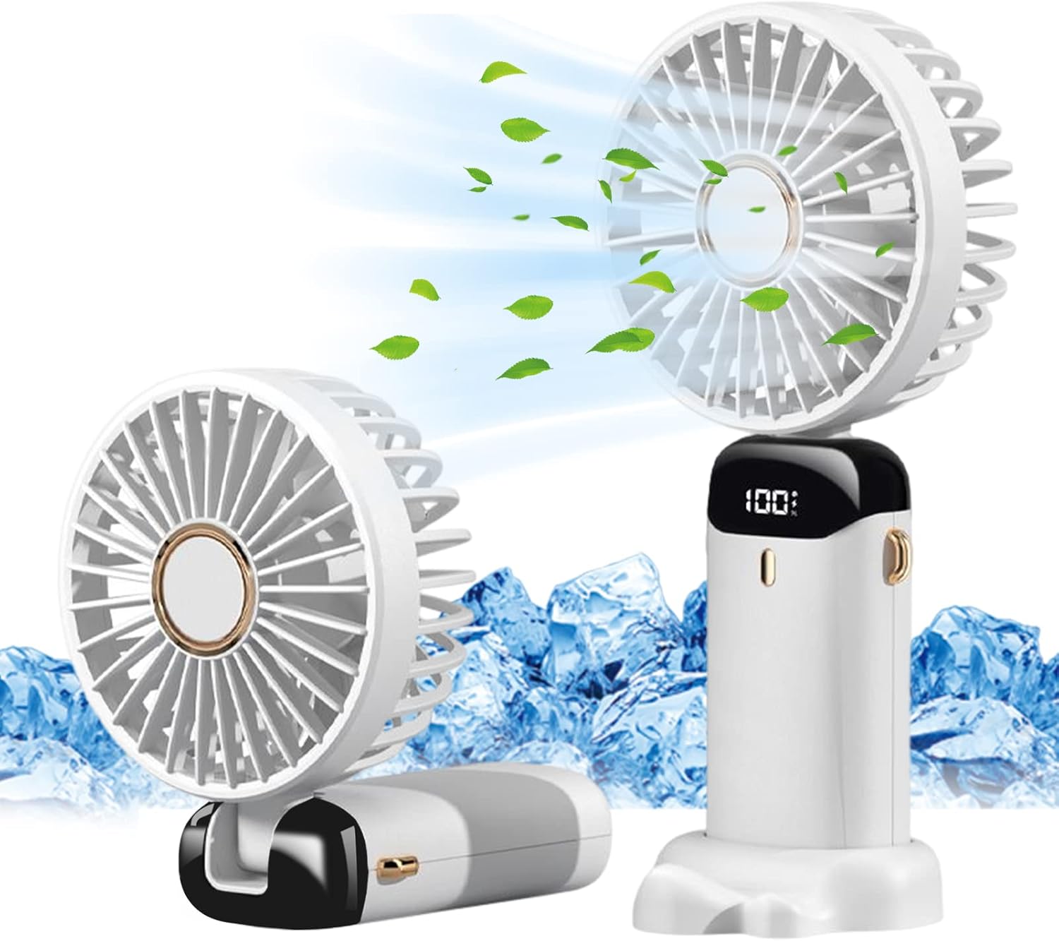 Turbo Handheld Fan Folding Fan Portable 5 Gears