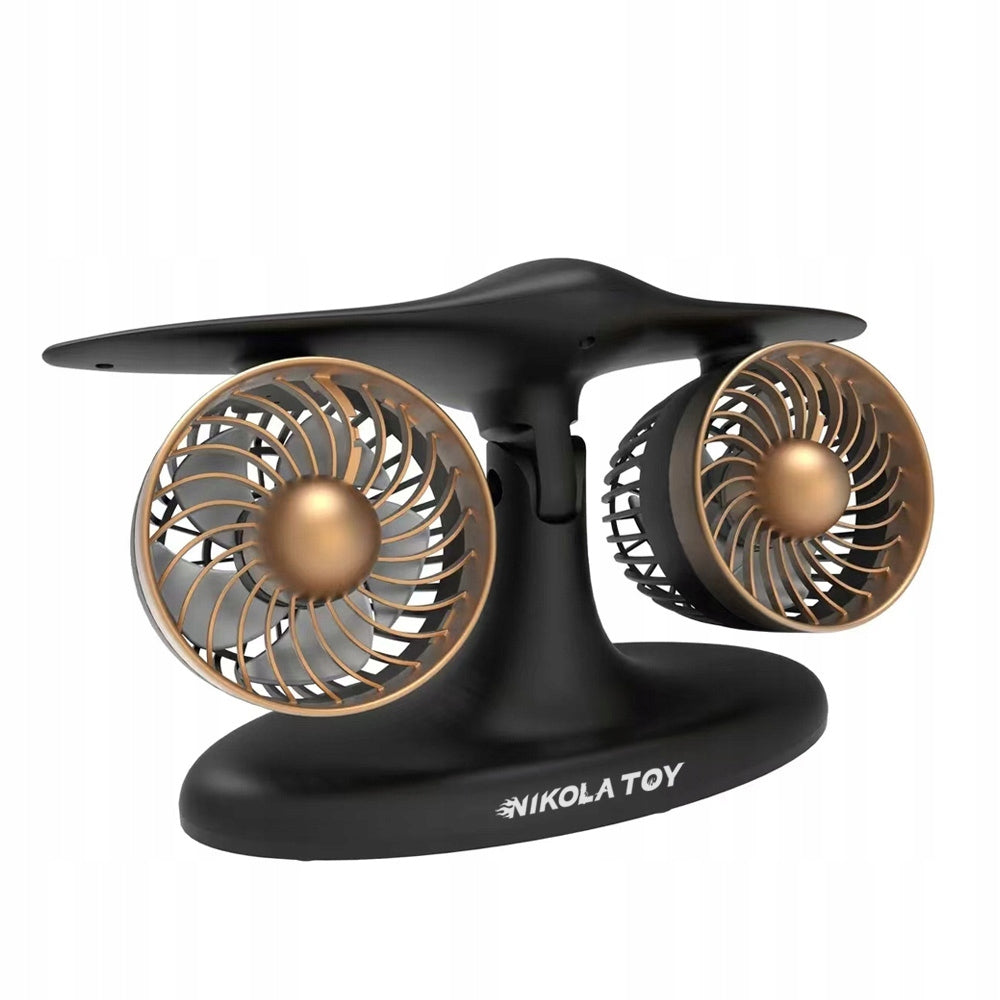 Turbo Jet Fan J2 Desk Fan Jet Adjustable Rotation, LED, USB