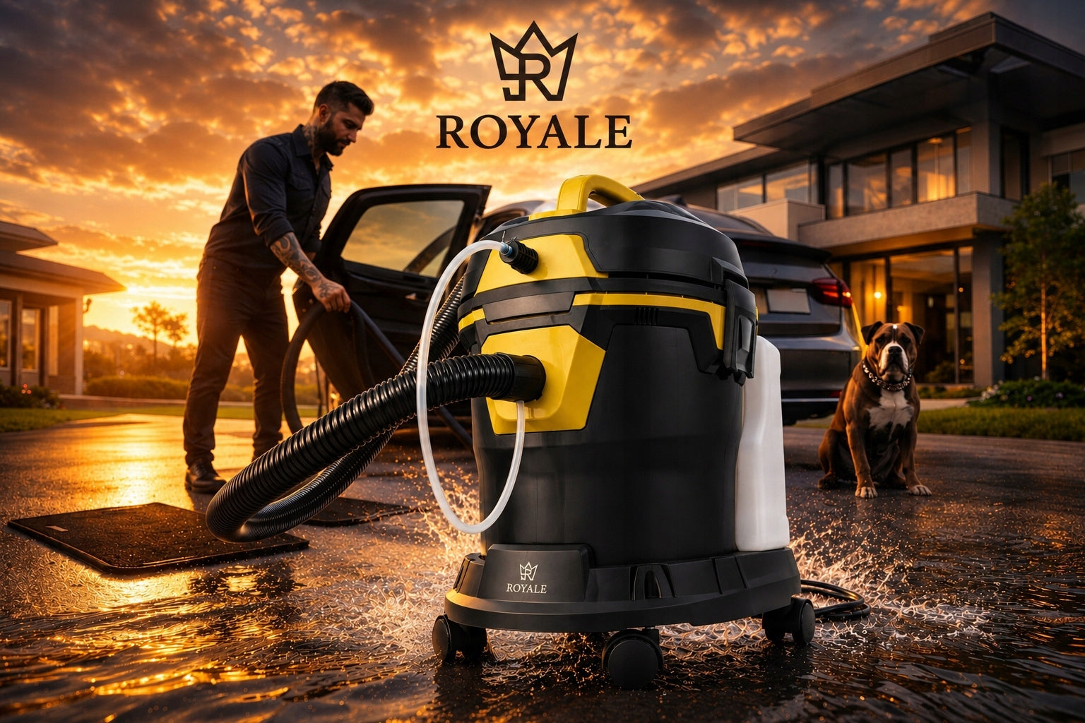 Turbo Pressure Washing Vacuum Cleaner Royale 5000 for Carpet Upholstery Dry m Manufacturer code 5908052993828
