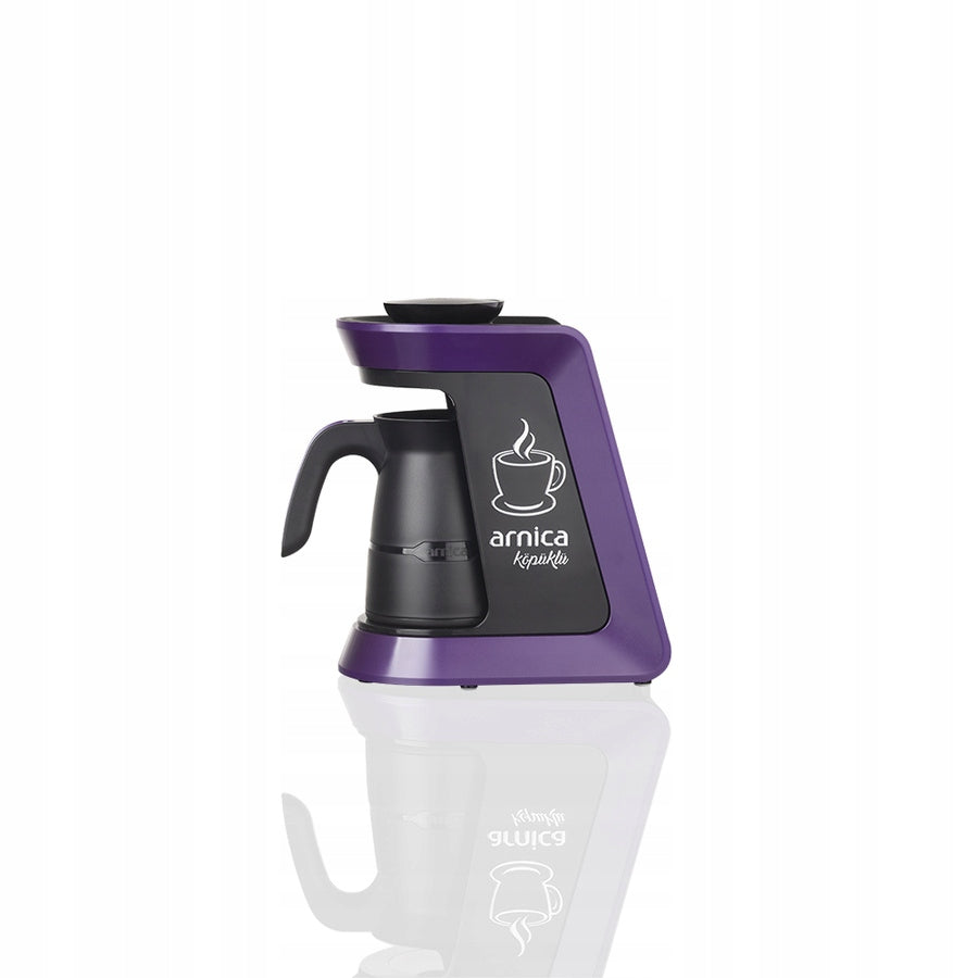 Turkish Automatic Coffee Maker 650W 4 Cups +FREEBIE Material steel