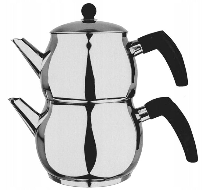Turkish kettle metal for tea induction 1,4 L