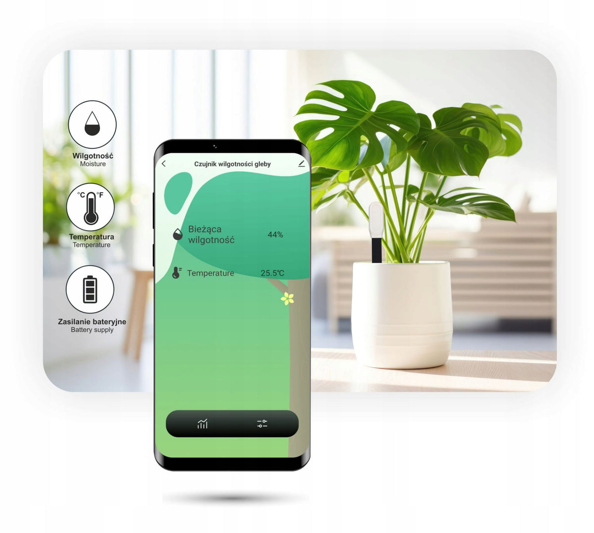 Tuya Bluetooth Soil Humidity and Temperature Sensor Manufacturer code AUT000363