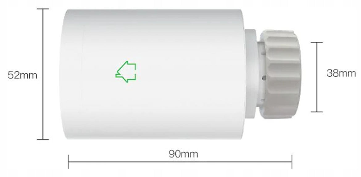 Tuya M30 Smart ZigBee Thermostatic Head for Calorifer Manufacturer code HY368