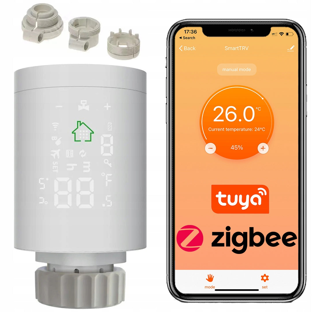 Tuya M30 Smart ZigBee Thermostatic Head for Calorifer