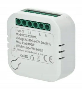 Tuya universal Bluetooth WiFi relay with N and without N 400W Series PBN-W