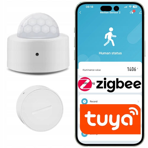 Tuya zigbee 3.0 motion sensor with lux measuring function Smart Life app