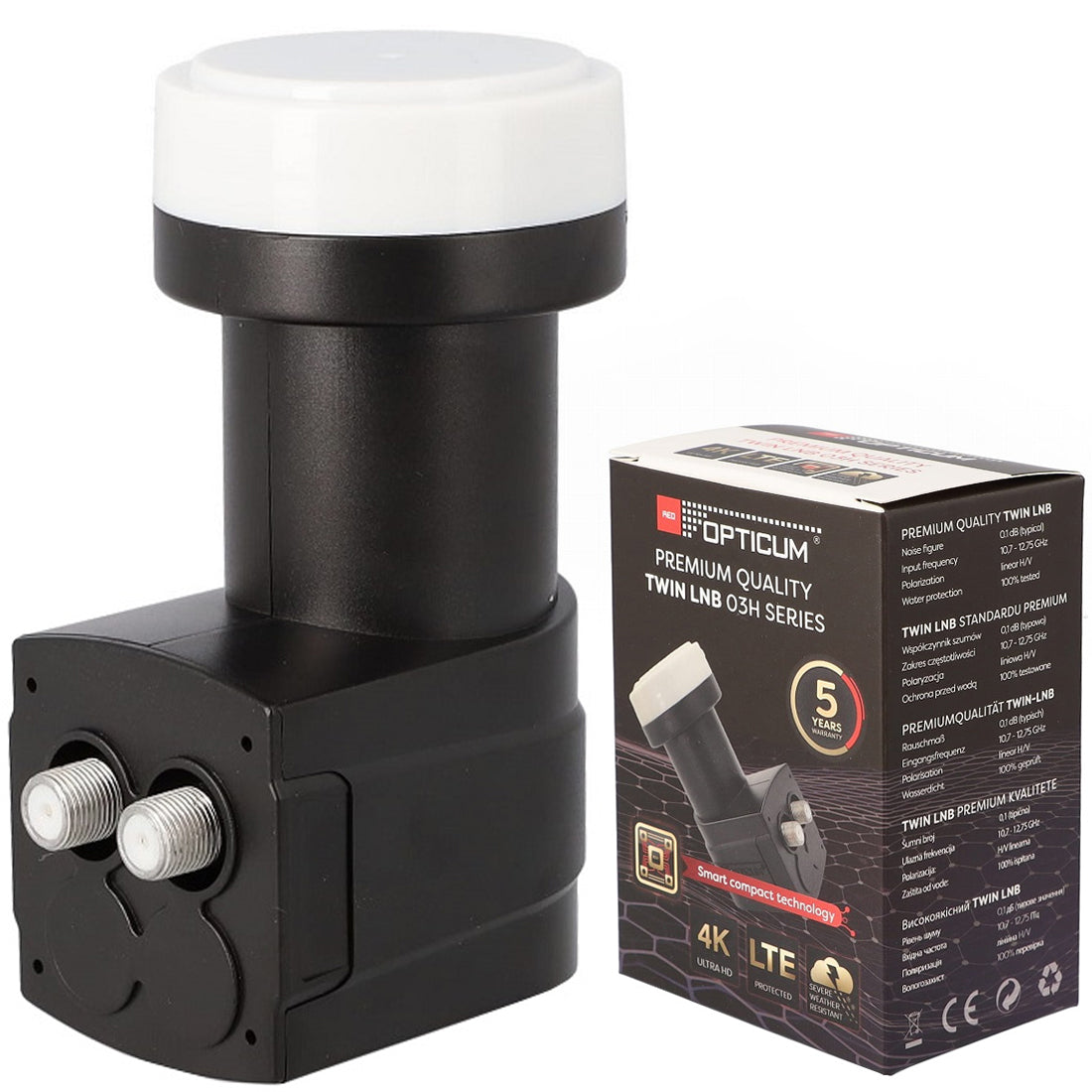 Twin converter (double) Opticum LNBTOPT03H