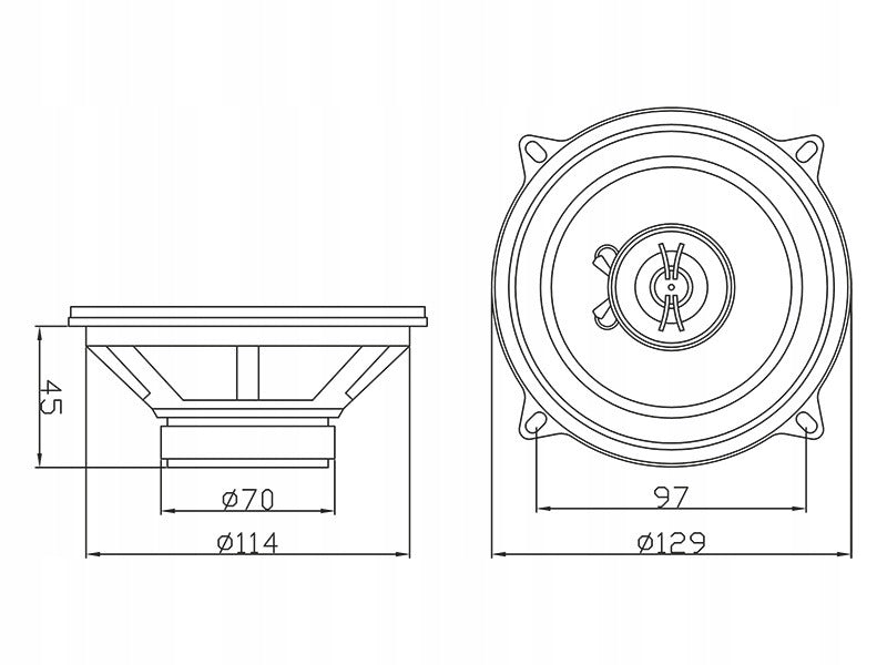Two-Way Speaker BLOW S-130 120W 5,25" 4 Ohm Model S-130