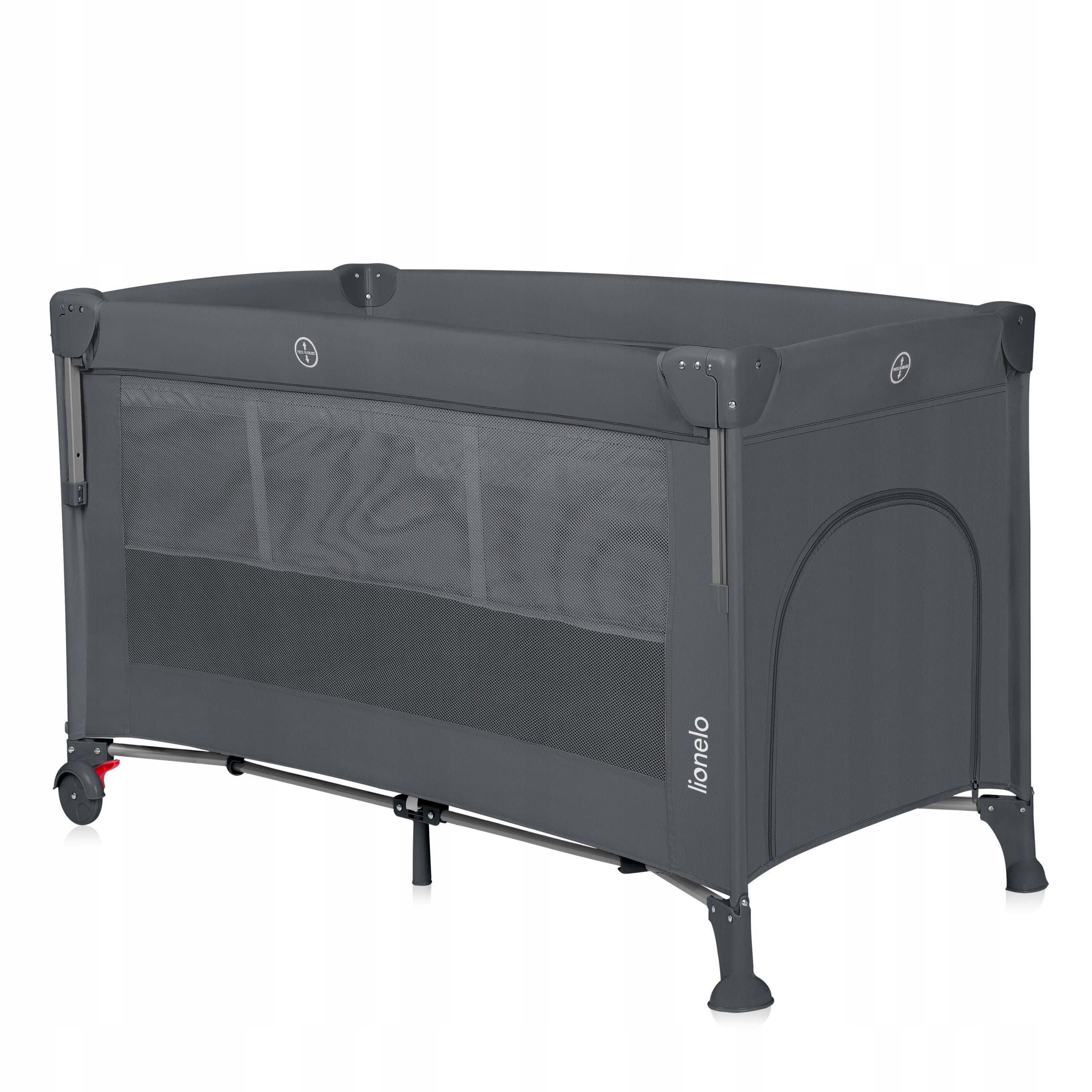 Two-level travel cot 3in1 Lionelo ELLEN GREY CONCRETE + Bag Manufacturer code LO-ELLEN GREY CONCRETE
