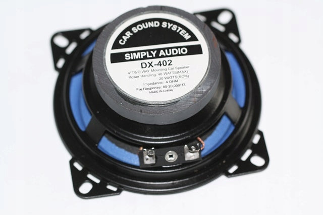 Two-way car speakers SIMPLY AUDIO DX-402 Manufacturer SOLING
