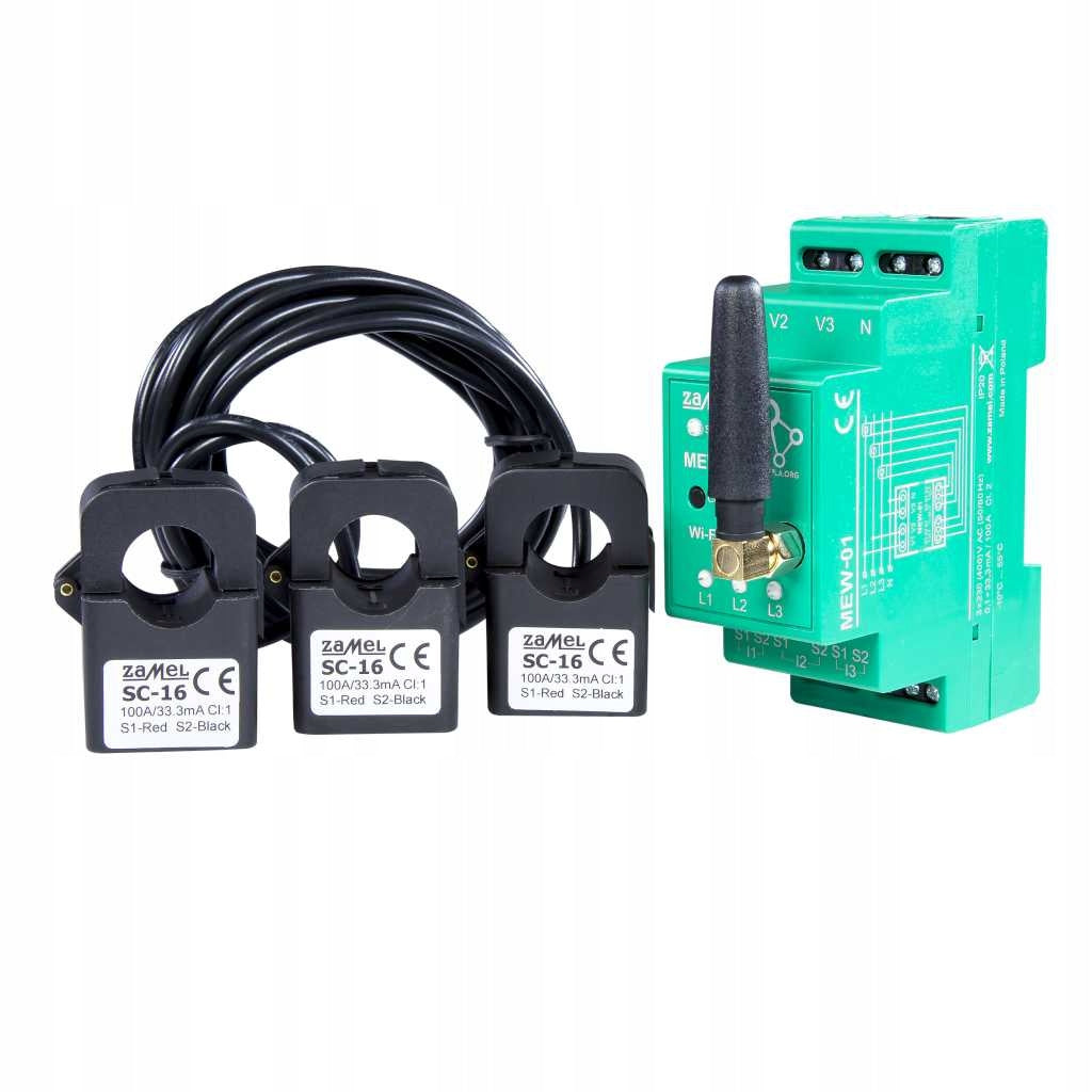 Two-way monitor Energy Meter 3-phase SUPLA MEW-01 - ZAMEL