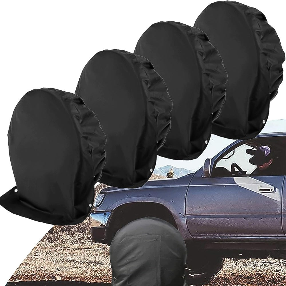 Tyre Guards 4x Sun Protection Rain Dirt Camper Trailers Packaging status original