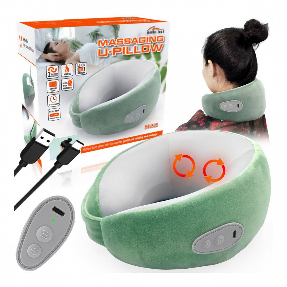 U-Pillow Heated Neck Massage Pillow