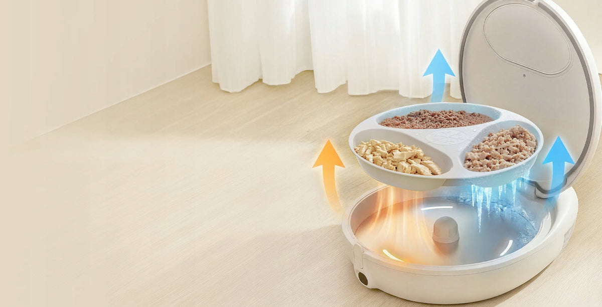 UBPET Feeder for Dogs and Cats F21 Smart Wet Food Container Manufacturer code PTCUBTF21AGPL