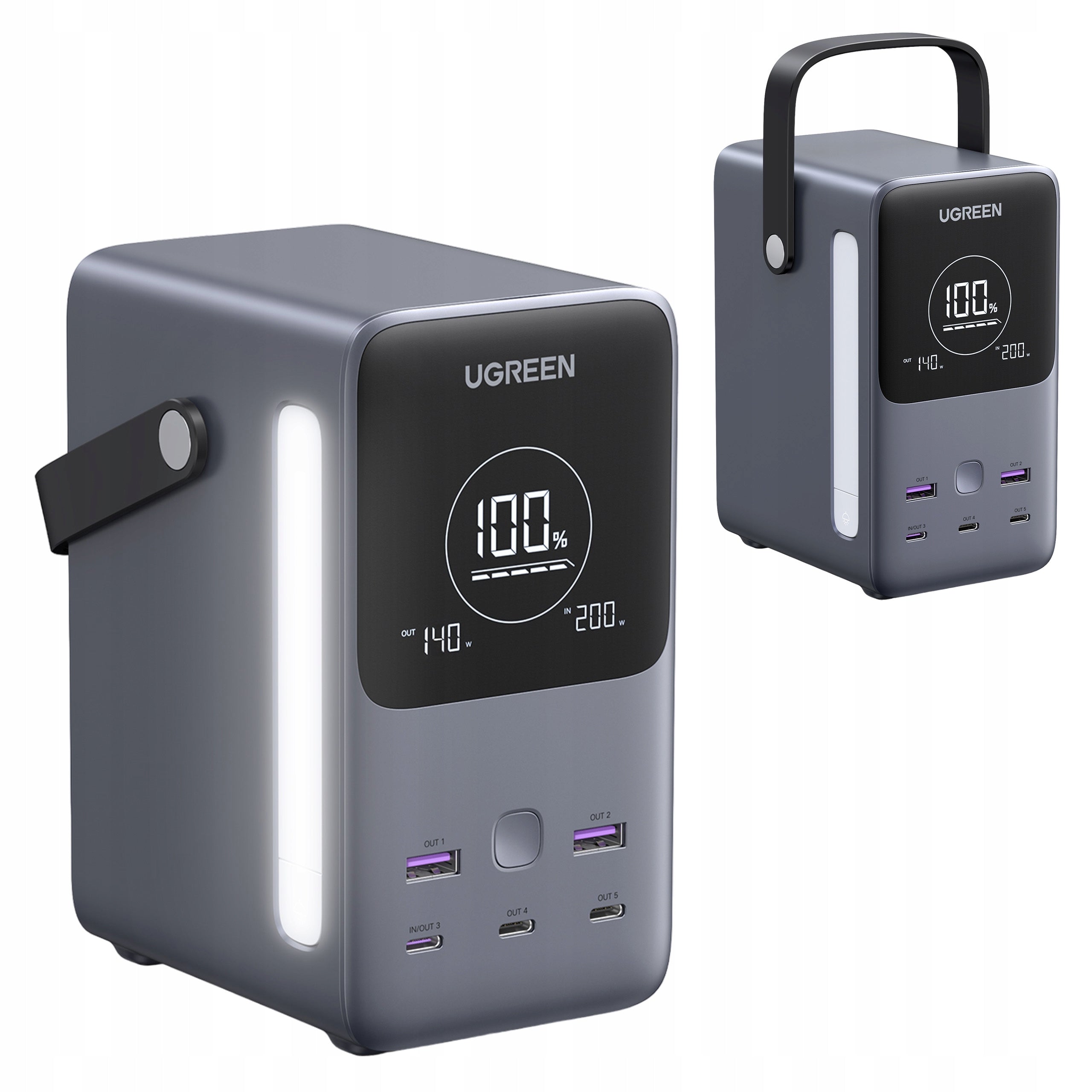 UGREEN Powerbank 48000mAh 2x USB 4xUSB-C 300W Fast Power Bank For Phone