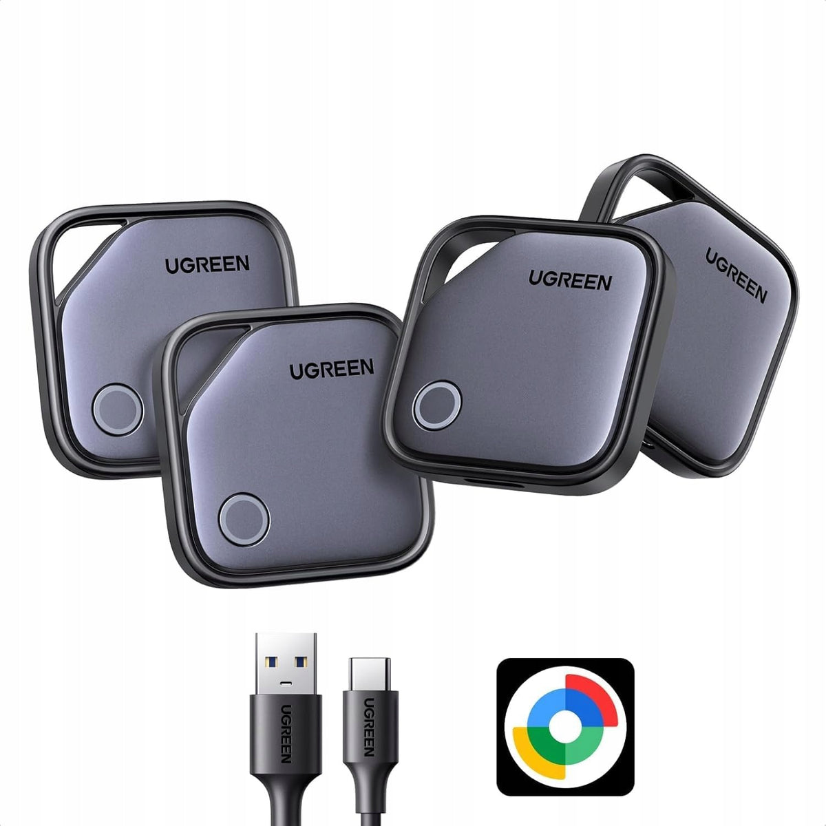 UGreen Bluetooth Locator 4 PIECES FOR KEYS ANDROID Tracker CM916