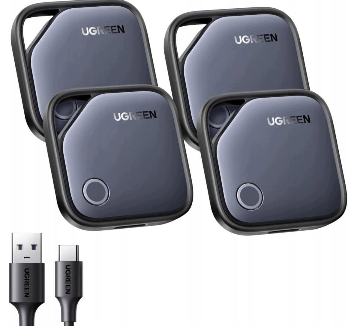 UGreen Finder V2 Bluetooth Locator 4PCS FOR KEYS IOS Tracker CM919