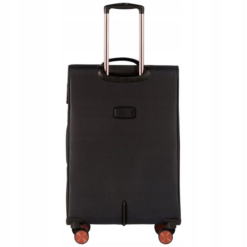 ULTRA-LIGHT SUITCASE WINGS TERN LARGE SOFT EXPANDABLE 28" 110L BLACK Brand Wings