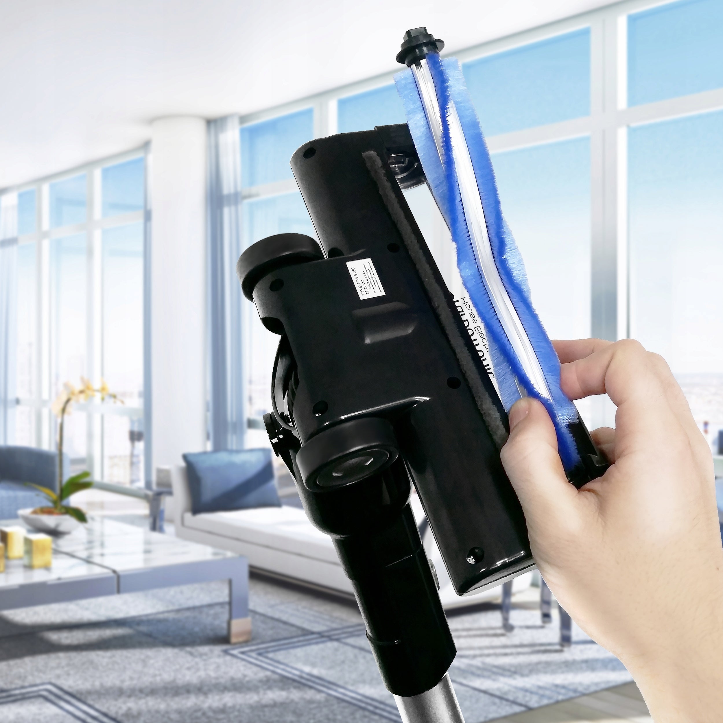ULTRA LIGHT UPRIGHT HANDHELD CORDLESS VACUUM CLEANER 180W LED Power supply rechargeable battery