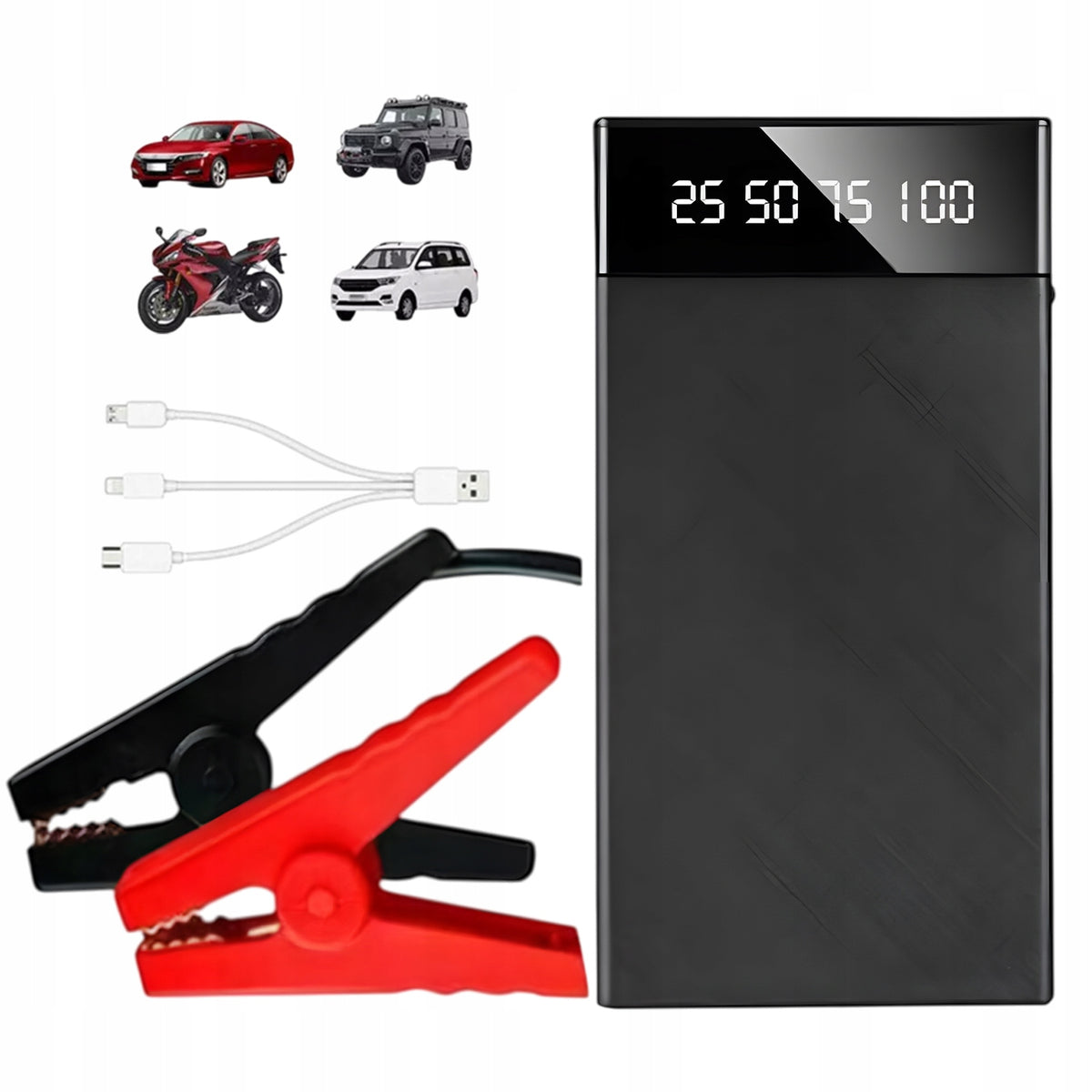 ULTRA-THIN CAR STARTER BOOSTER START JUMPSTARTER POWERBANK 12V