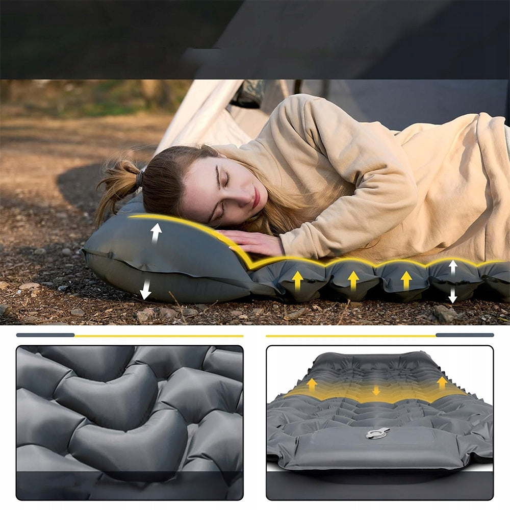 ULTRALIGHT HIKING MATTRESS CAMPING MAT 193 X 68 X 8CM WITH PILLOW Manufacturer code 6900333749994