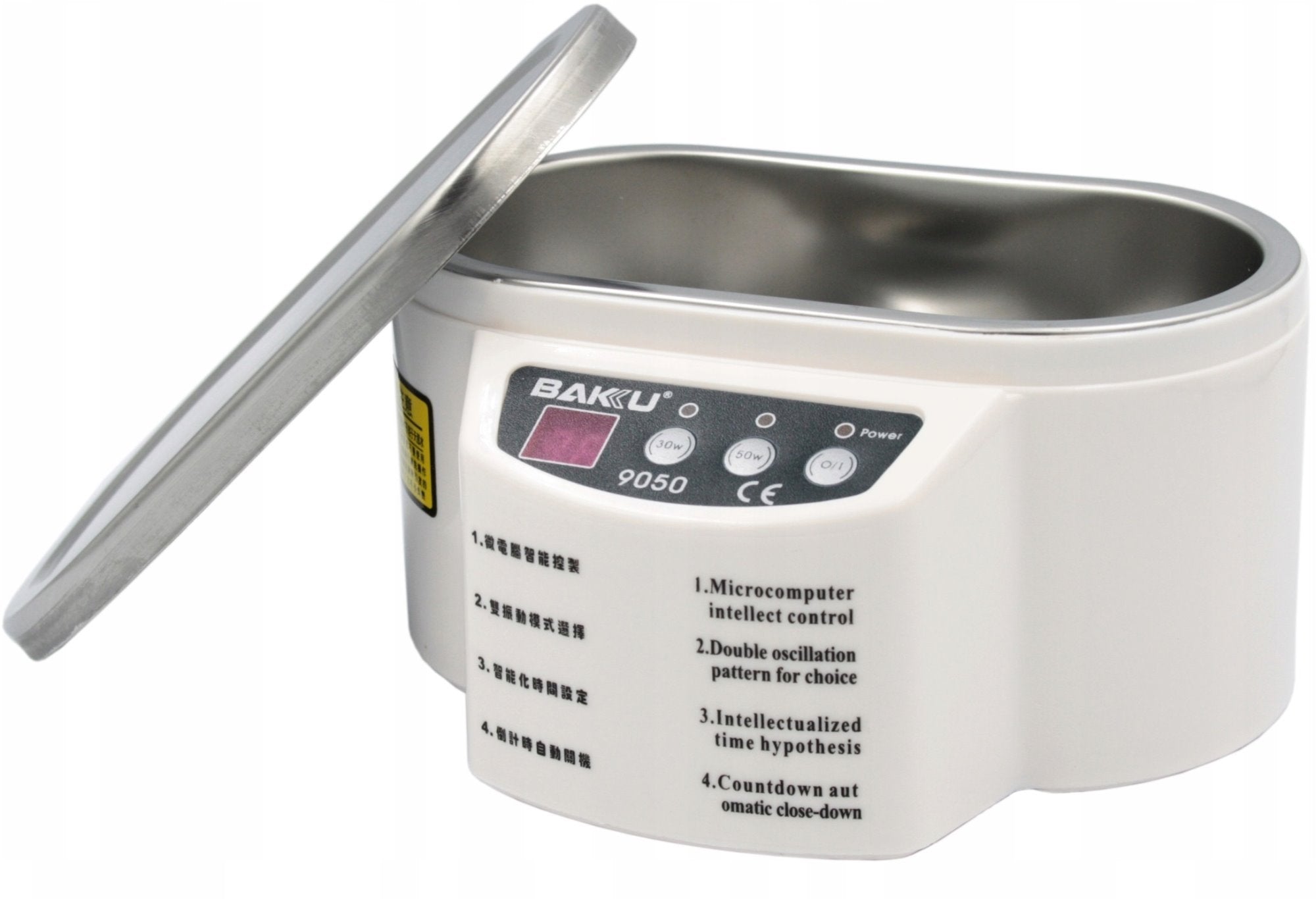 ULTRASONIC CLEANER 0.6L STERILIZER FOR WASHING TOOLS MANICURE JEWELRY Batteries included no