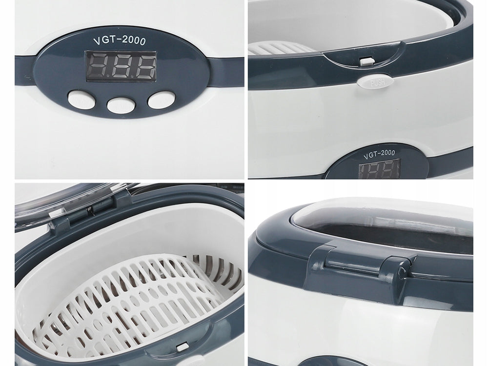 ULTRASONIC CLEANER STERILIZER JEWELRY 600ML COSMETIC MANICURE Medical device no