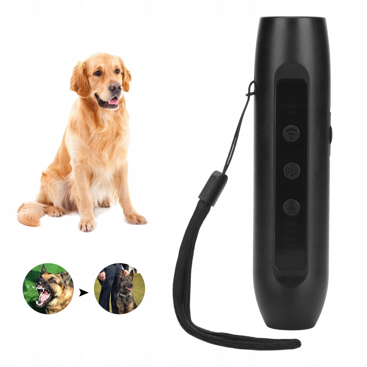 ULTRASONIC DOG BARKING STOP LED DOG TRAINING DEVICE