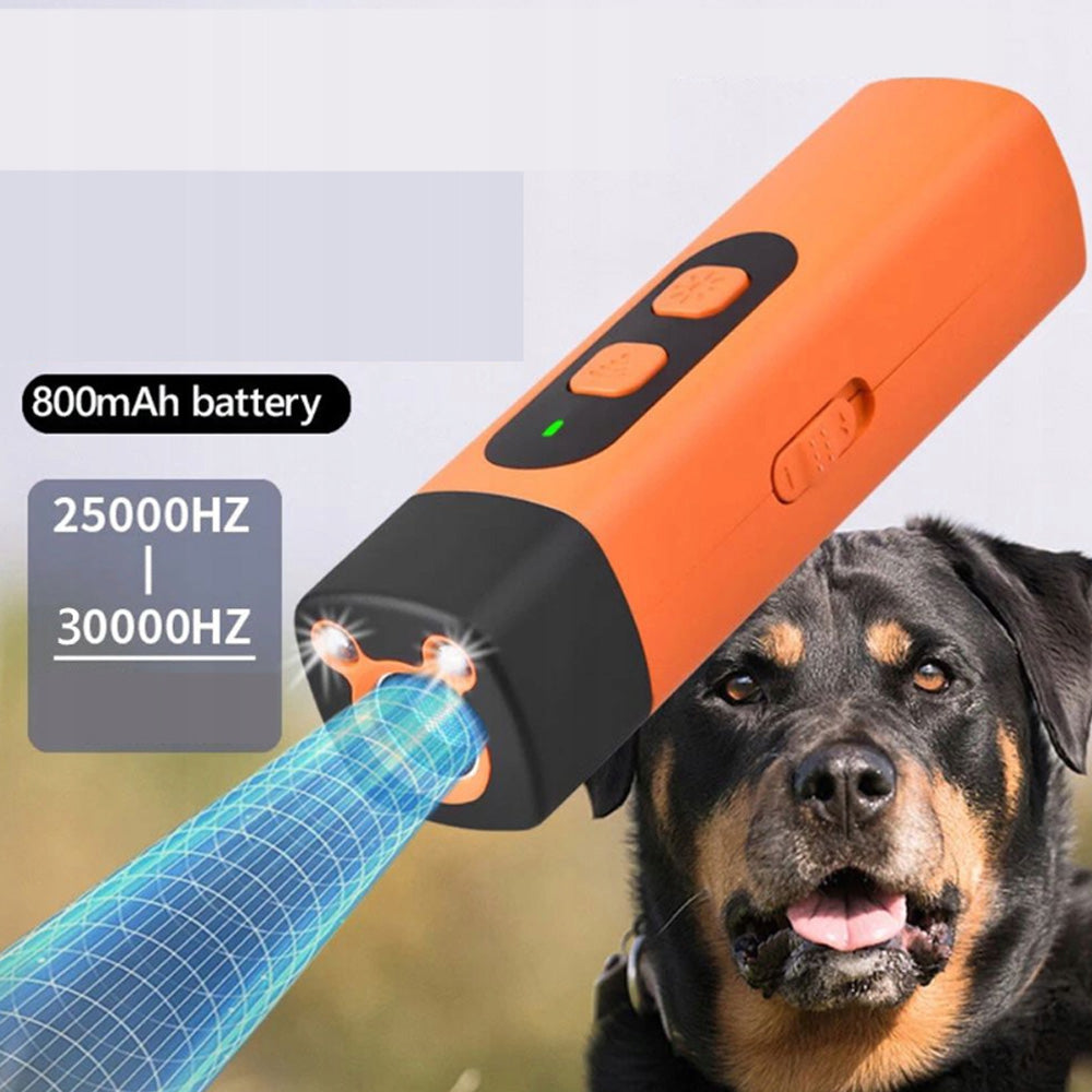 ULTRASONIC DOG REPELLENT DOG ELECTRIC TRAINER WITH LED FLASHLIGHT Manufacturer code Urządzenie Do Odstraszania Kory Psów