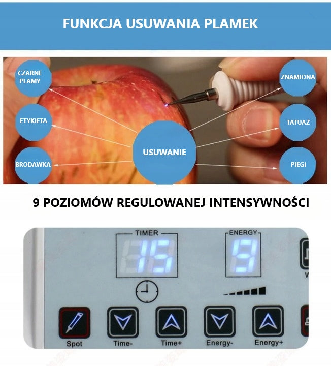 ULTRASONIC MACHINE FOR BODY AND FACE, REMOVAL OF FRECKLES SCAR MARKS EAN (GTIN) 5906438901764