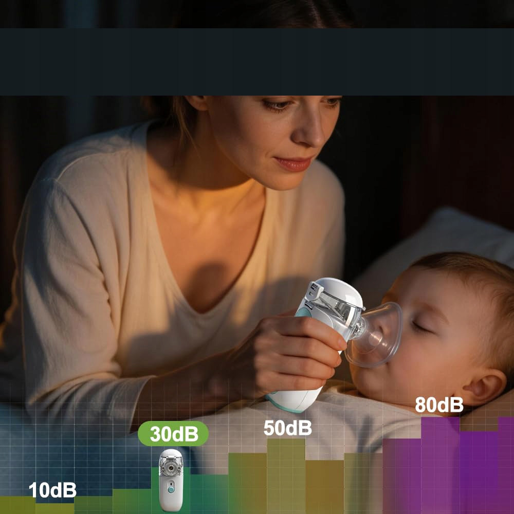 ULTRASONIC NEBULISER INHALER FOR CHILDREN ADULT MESH Medical device no