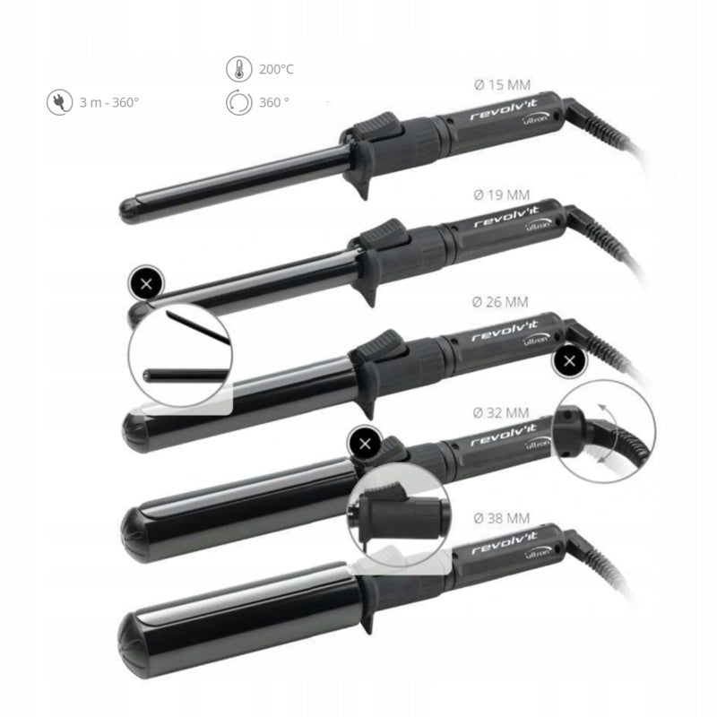 ULTRON Rotary Curler Revolv'it 19mm EAN (GTIN) 5412058150067