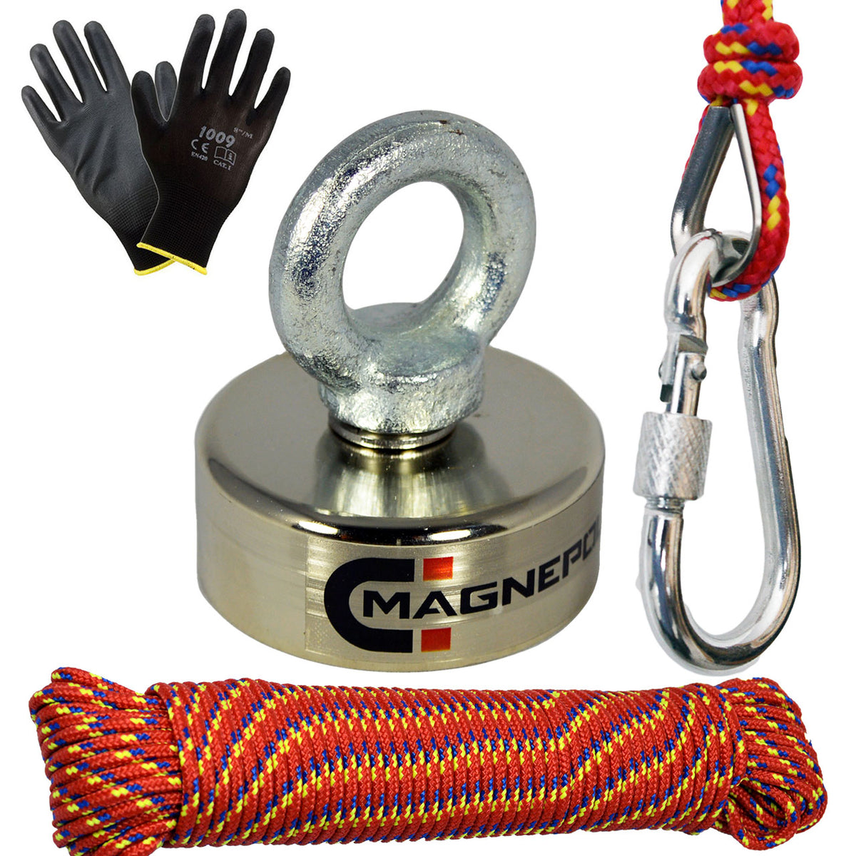 UM42 neodymium magnet 85 kg rope water search set Ø42 H23 mm N52