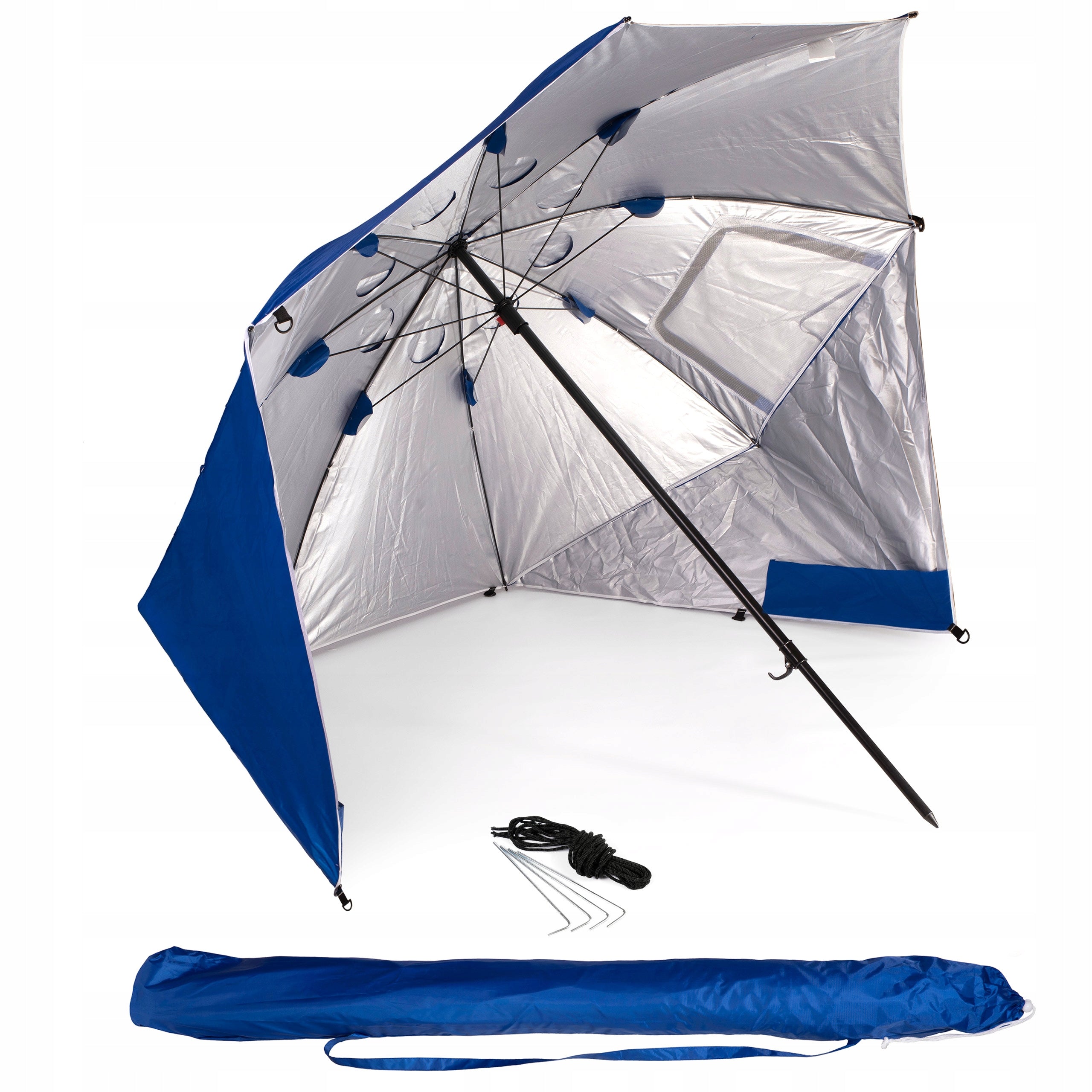 UMBRELLA BEACH TENT BESTIF SCREEN LARGE GARDEN 2in1 COVERS Packaging status original